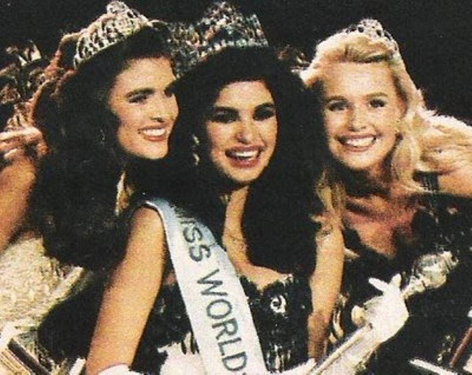 Miss Mundo 1991  y las dos finalistas