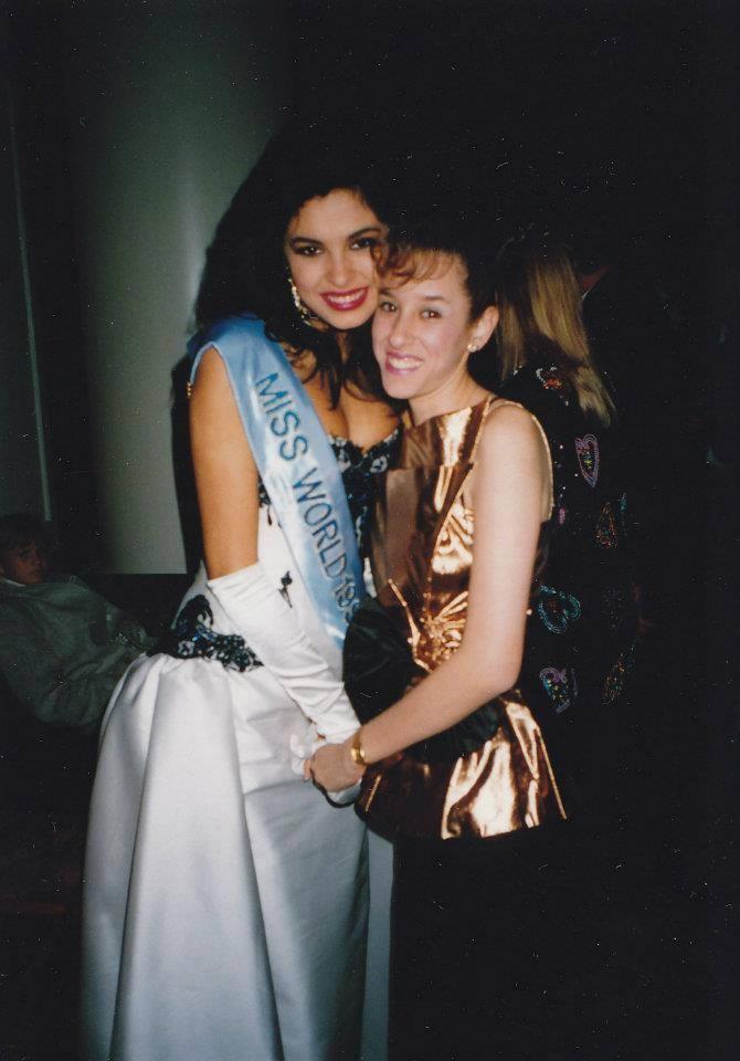 Miss Mundo 1991 y la hermana de Miss Bolivia
