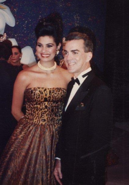 Ninibeth Leal, Miss Mundo 1991 y Gilberto Correa