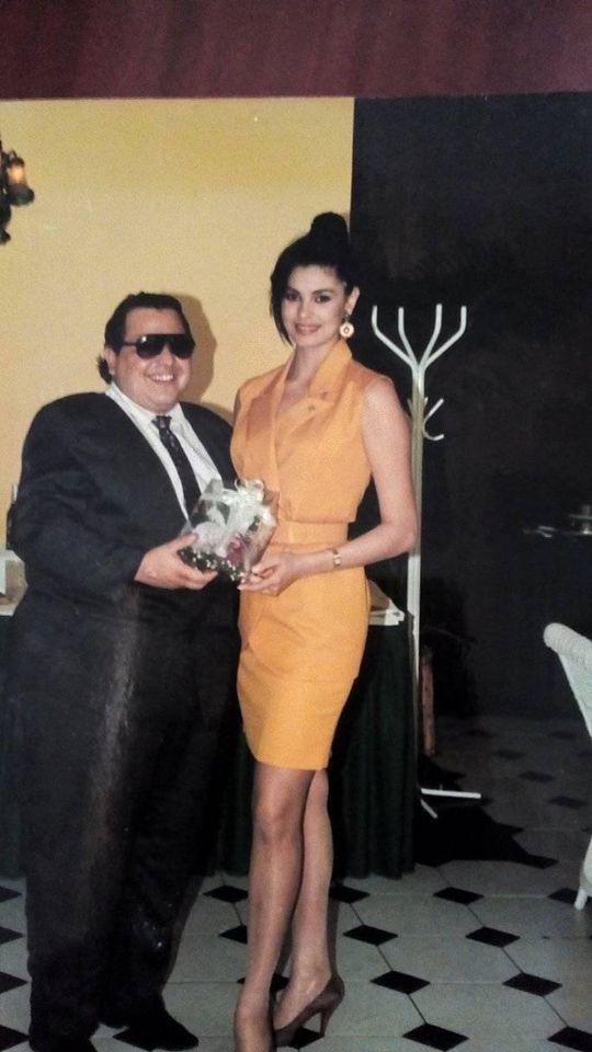 Ninibeth Leal, Miss Mundo 1991 y Miguel Alemán